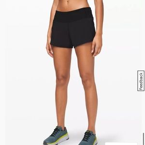 Lululemon speed up mid rise shorts